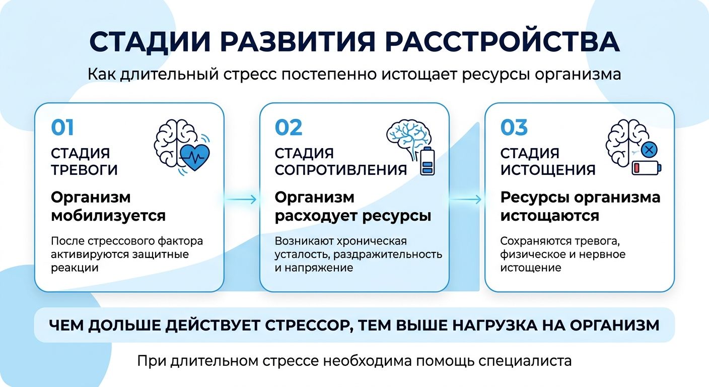 Лечение стресса в Карачево инфографика